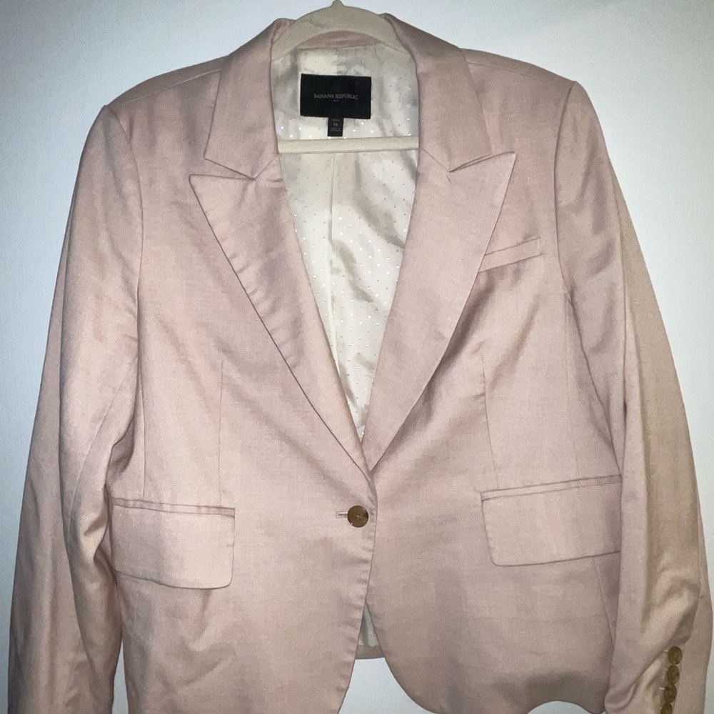Banana Republic Dusty Rose Blazer